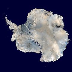 Antarctica from space