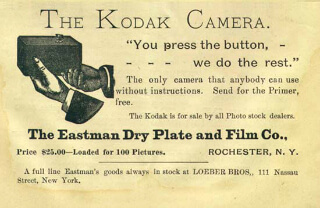 The Kodak camera advertisement