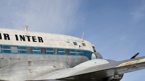 Vintage propeller aircraft