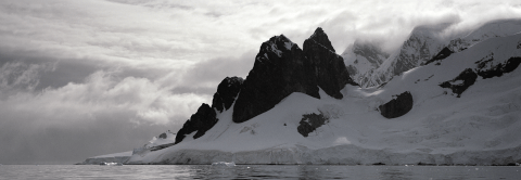 Cliffs on Rongé Island, Antarctica