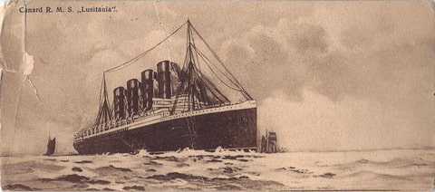 Cunard postcard