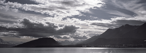 Leaving Ushuaia on Antarctica cruise