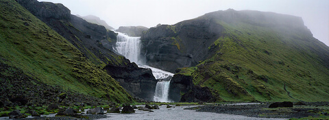 &Oacute;f&aelig;rufoss, Highlands of Iceland