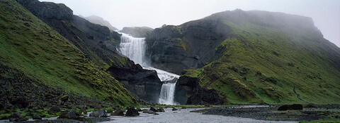 &Oacute;f&aelig;rufoss, Highlands of Iceland