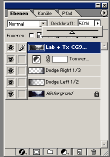 Photoshop layer palette