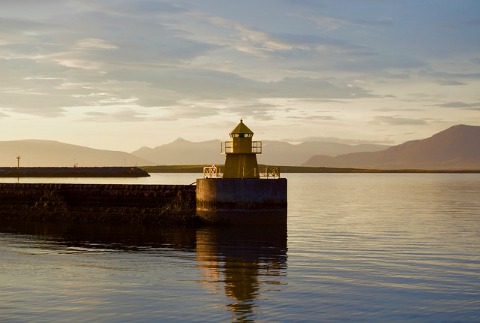 Lighthouse at the entrance to Reykjavík harbour