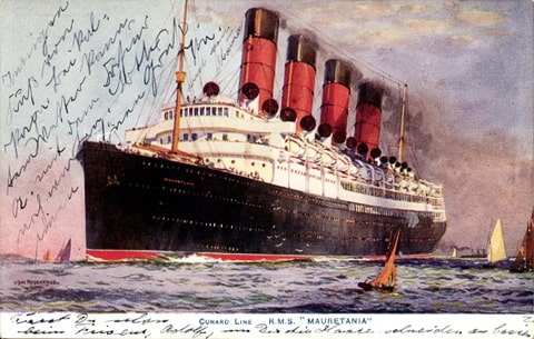 Mauretania postcard