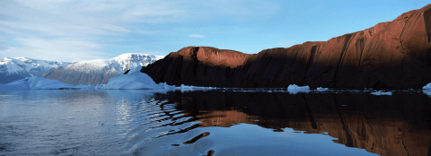 R&oslash;de &Oslash; in East Greenland