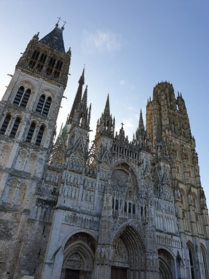 Rouen Cathedral, west facade