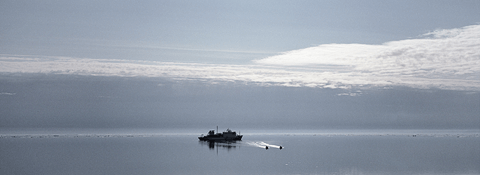 Seascape off Prince Leopold Island, Canadian Arctic