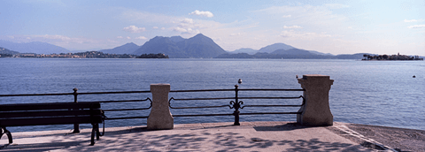 Lake Maggiore waterfront, Baveno, Italy