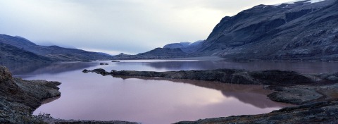 Lake on Ymer Island, Northeast Greenland NP